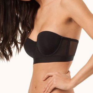 NWOT Lively The Smooth Strapless Bra, 34B, Black